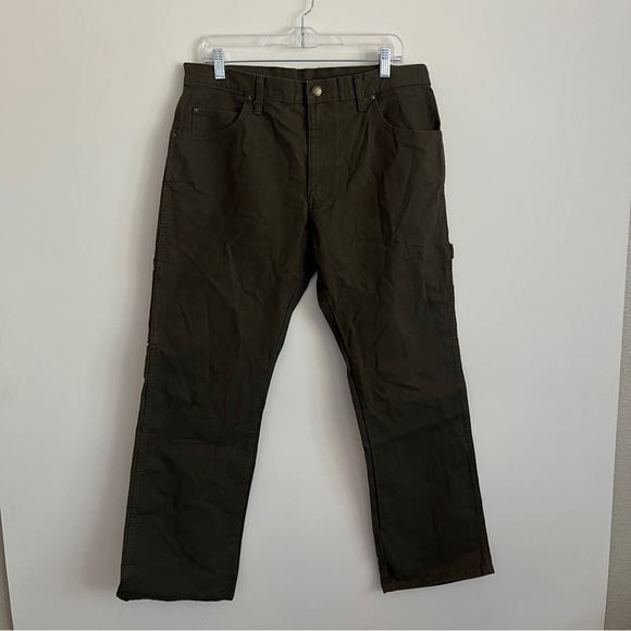 Dickies Olive Green Cargo Carpenter Pants-Size Men’s 32x30 - Picture 1 of 6